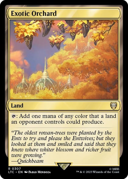 Exotic Orchard, Commander: The Lord of the Rings: Tales of Middle-earth 307