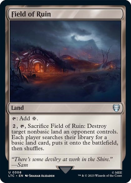 Field of Ruin, Commander: The Lord of the Rings: Tales of Middle-earth 308
