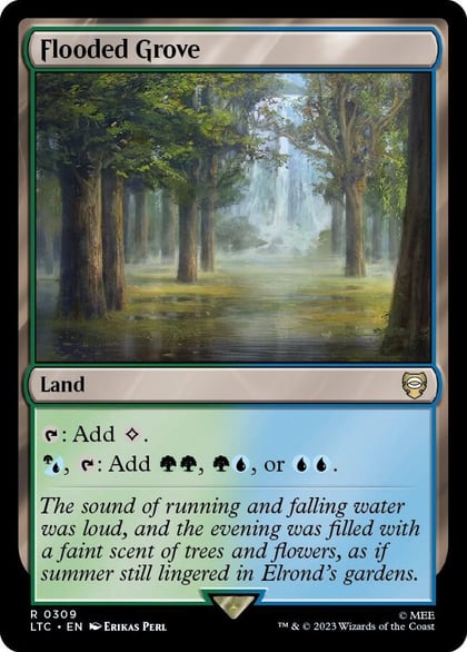 Flooded Grove, Commander: The Lord of the Rings: Tales of Middle-earth 309