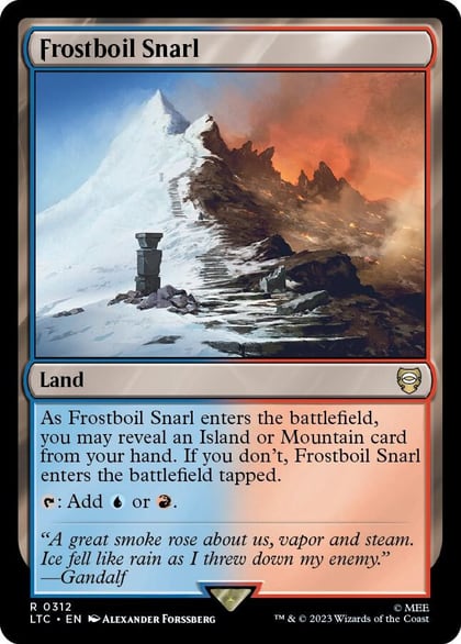 Frostboil Snarl, Commander: The Lord of the Rings: Tales of Middle-earth 312