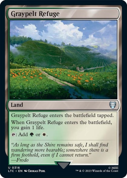 Graypelt Refuge, Commander: The Lord of the Rings: Tales of Middle-earth 316
