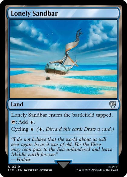 Lonely Sandbar, Commander: The Lord of the Rings: Tales of Middle-earth 319