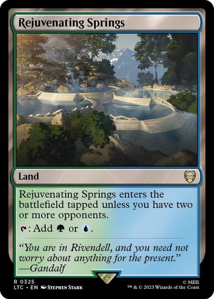 Rejuvenating Springs, Commander: The Lord of the Rings: Tales of Middle-earth 325