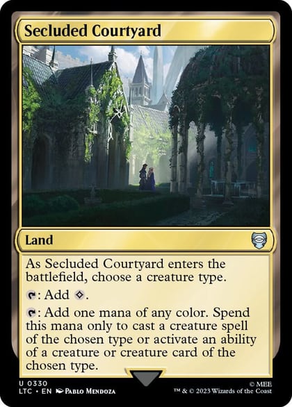 Secluded Courtyard, Commander: The Lord of the Rings: Tales of Middle-earth 330