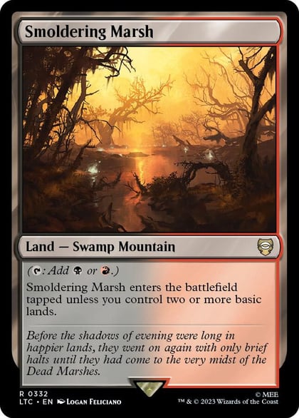 Smoldering Marsh, Commander: The Lord of the Rings: Tales of Middle-earth 332