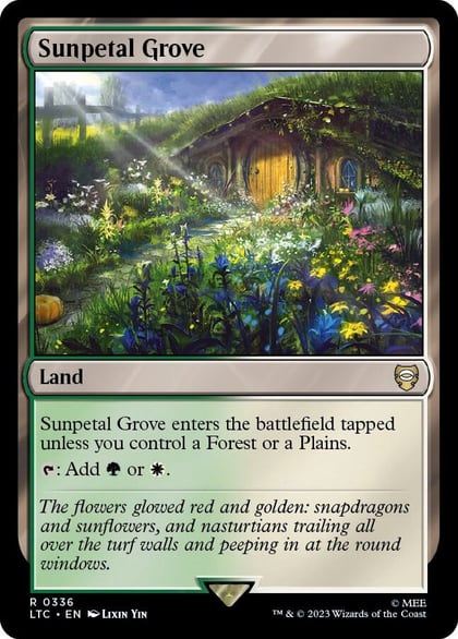 Sunpetal Grove, Commander: The Lord of the Rings: Tales of Middle-earth 336