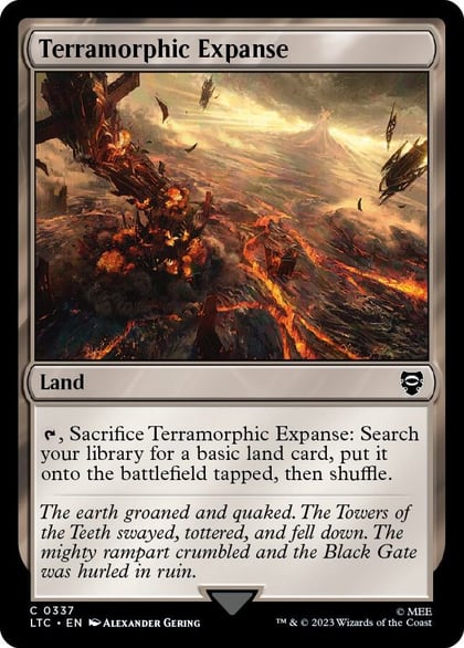 Terramorphic Expanse, Commander: The Lord of the Rings: Tales of Middle-earth 337