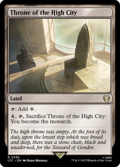 Throne of the High City, Commander: The Lord of the Rings: Tales of Middle-earth 339