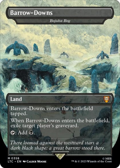 Barrow-Downs - Bojuka Bog (Borderless), Commander: The Lord of the Rings: Tales of Middle-earth 358