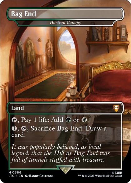 Bag End - Horizon Canopy (Borderless), Commander: The Lord of the Rings: Tales of Middle-earth 366