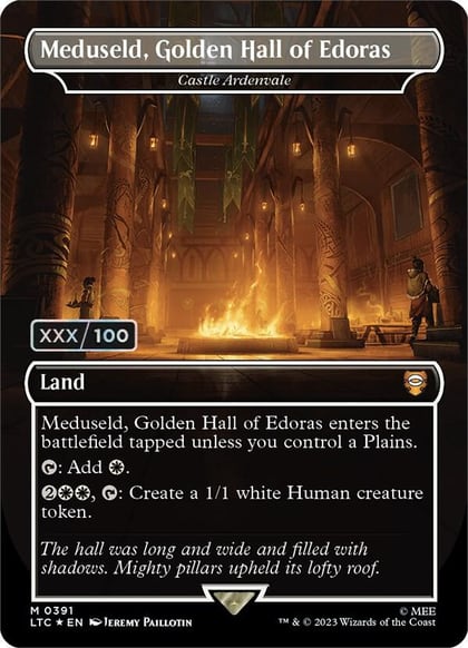 Meduseld, Golden Hall of Edoras - Castle Ardenvale (Borderless) (Serial Numbered), Commander: The Lord of the Rings: Tales of Middle-earth 391