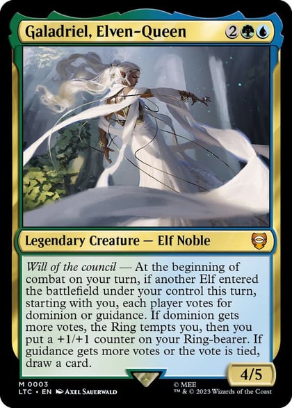 Galadriel, Elven-Queen, Commander: The Lord of the Rings: Tales of Middle-earth 3