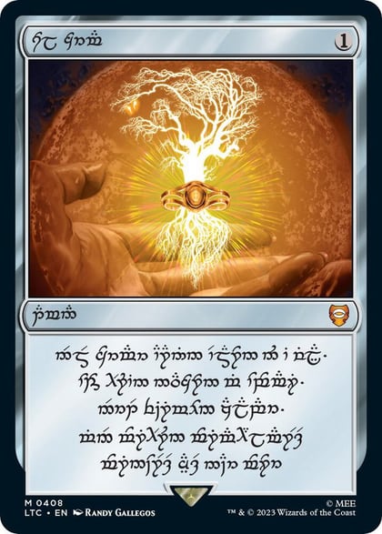 Sol Ring - Elven (0408), Commander: The Lord of the Rings: Tales of Middle-earth 408