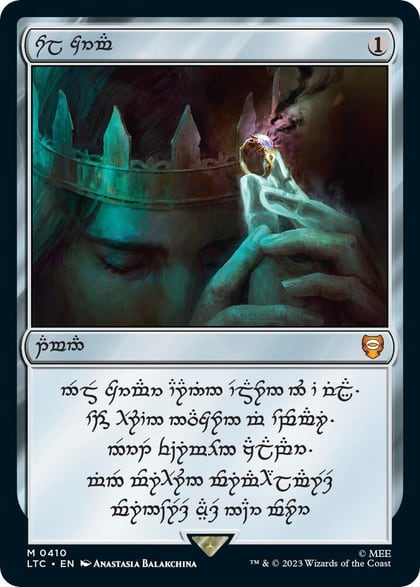 Sol Ring - Human (0410), Commander: The Lord of the Rings: Tales of Middle-earth 410