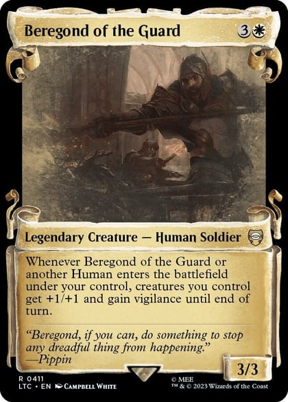 Beregond of the Guard (Showcase Scrolls), Commander: The Lord of the Rings: Tales of Middle-earth 411