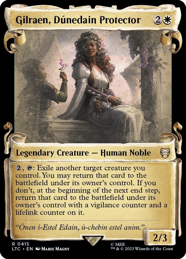 Gilraen, Dunedain Protector (Showcase Scrolls), Commander: The Lord of the Rings: Tales of Middle-earth 415