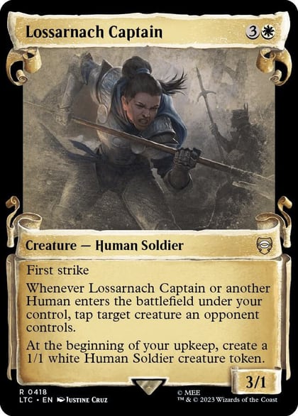 Lossarnach Captain (Showcase Scrolls), Commander: The Lord of the Rings: Tales of Middle-earth 418