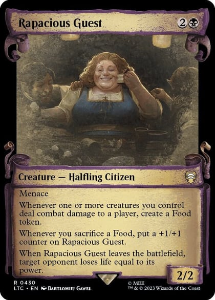 Rapacious Guest (Showcase Scrolls), Commander: The Lord of the Rings: Tales of Middle-earth 430