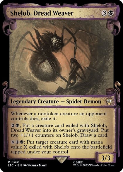 Shelob, Dread Weaver (Showcase Scrolls), Commander: The Lord of the Rings: Tales of Middle-earth 431