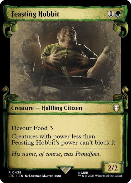 Feasting Hobbit (Showcase Scrolls), Commander: The Lord of the Rings: Tales of Middle-earth 439