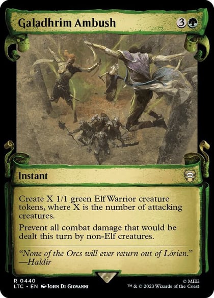 Galadhrim Ambush (Showcase Scrolls), Commander: The Lord of the Rings: Tales of Middle-earth 440