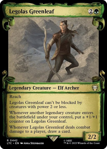Legolas Greenleaf (Showcase Scrolls), Commander: The Lord of the Rings: Tales of Middle-earth 442