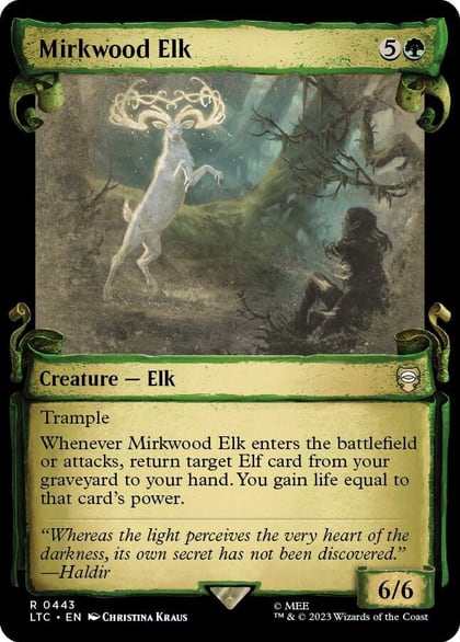 Mirkwood Elk (Showcase Scrolls), Commander: The Lord of the Rings: Tales of Middle-earth 443