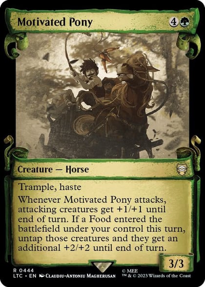 Motivated Pony (Showcase Scrolls), Commander: The Lord of the Rings: Tales of Middle-earth 444