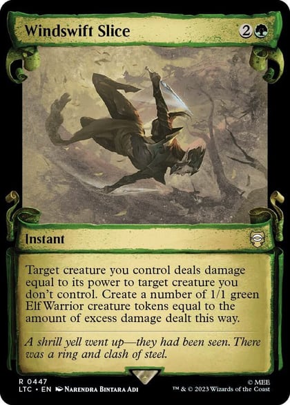 Windswift Slice (Showcase Scrolls), Commander: The Lord of the Rings: Tales of Middle-earth 447