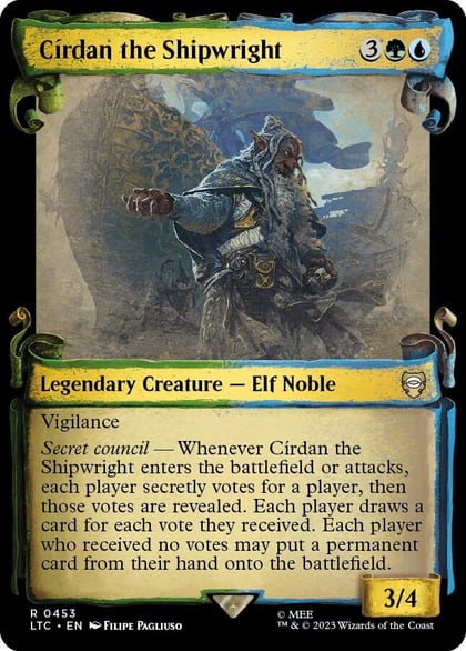 Cirdan the Shipwright (Showcase Scrolls), Commander: The Lord of the Rings: Tales of Middle-earth 453