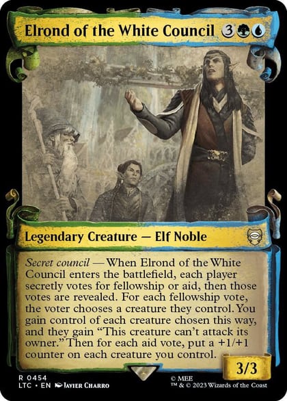 Elrond of the White Council (Showcase Scrolls), Commander: The Lord of the Rings: Tales of Middle-earth 454