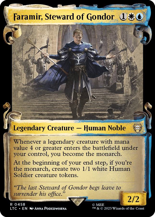 Faramir, Steward of Gondor (Showcase Scrolls), Commander: The Lord of the Rings: Tales of Middle-earth 458