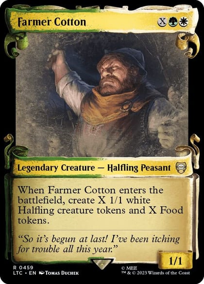 Farmer Cotton (Showcase Scrolls), Commander: The Lord of the Rings: Tales of Middle-earth 459