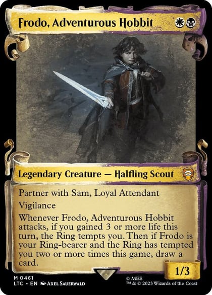 Frodo, Adventurous Hobbit (Showcase Scrolls), Commander: The Lord of the Rings: Tales of Middle-earth 461