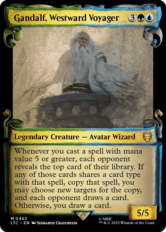 Gandalf, Westward Voyager (Showcase Scrolls), Commander: The Lord of the Rings: Tales of Middle-earth 463