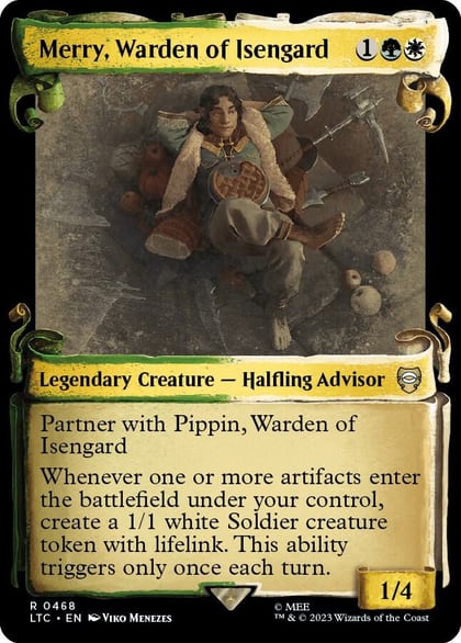 Merry, Warden of Isengard (Showcase Scrolls), Commander: The Lord of the Rings: Tales of Middle-earth 468