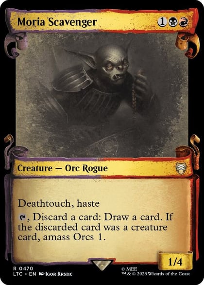 Moria Scavenger (Showcase Scrolls), Commander: The Lord of the Rings: Tales of Middle-earth 470