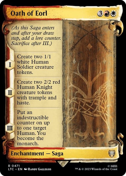Oath of Eorl (Showcase Scrolls), Commander: The Lord of the Rings: Tales of Middle-earth 471