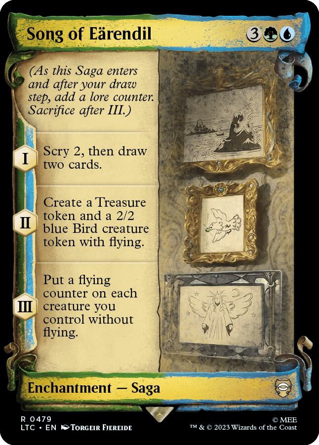 Song of Earendil (Showcase Scrolls), Commander: The Lord of the Rings: Tales of Middle-earth 479