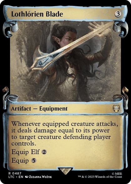 Lothlorien Blade (Showcase Scrolls), Commander: The Lord of the Rings: Tales of Middle-earth 487