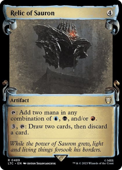 Relic of Sauron (Showcase Scrolls), Commander: The Lord of the Rings: Tales of Middle-earth 489