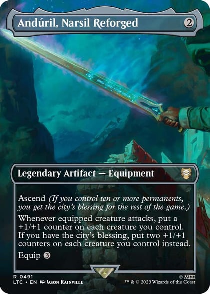 Anduril, Narsil Reforged (Borderless), Commander: The Lord of the Rings: Tales of Middle-earth 491