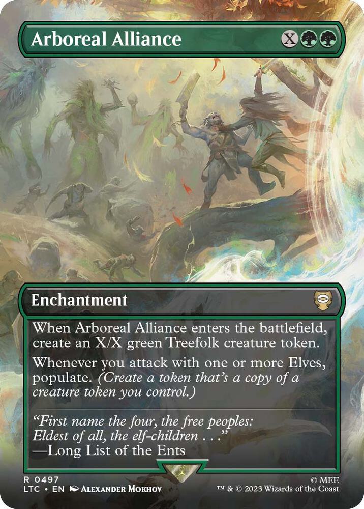 Arboreal Alliance (Borderless), Commander: The Lord of the Rings: Tales of Middle-earth 497