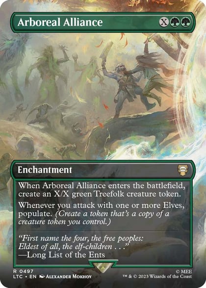 Arboreal Alliance (Borderless), Commander: The Lord of the Rings: Tales of Middle-earth 497