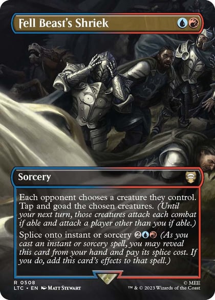 Fell Beast's Shriek (Borderless), Commander: The Lord of the Rings: Tales of Middle-earth 508
