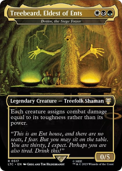 Treebeard, Eldest of Ents - Doran, the Siege Tower (Borderless), Commander: The Lord of the Rings: Tales of Middle-earth 517