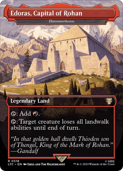 Edoras, Capital of Rohan - Hammerheim (Borderless), Commander: The Lord of the Rings: Tales of Middle-earth 518