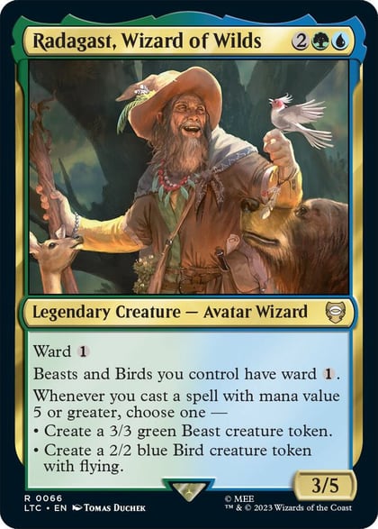 Radagast, Wizard of Wilds, Commander: The Lord of the Rings: Tales of Middle-earth 66