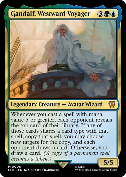 Gandalf, Westward Voyager, Commander: The Lord of the Rings: Tales of Middle-earth 6