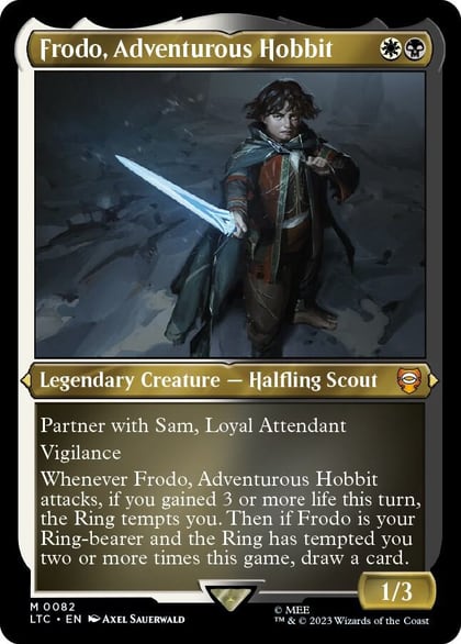 Frodo, Adventurous Hobbit (Display Commander) - Thick Stock, Commander: The Lord of the Rings: Tales of Middle-earth 82